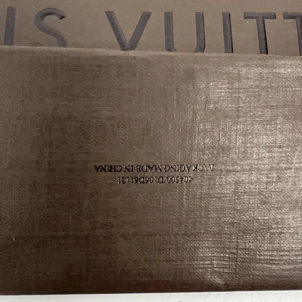 Authentic Louis Vuitton Paper Gift shopping Bag Brown